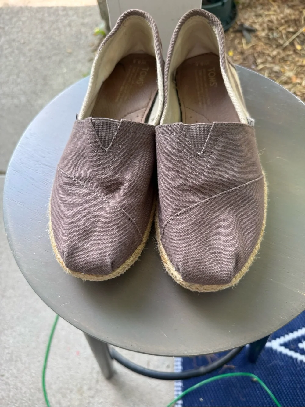TOMS Alpargatas Ivy League Canvas Striped Slip On Shoe